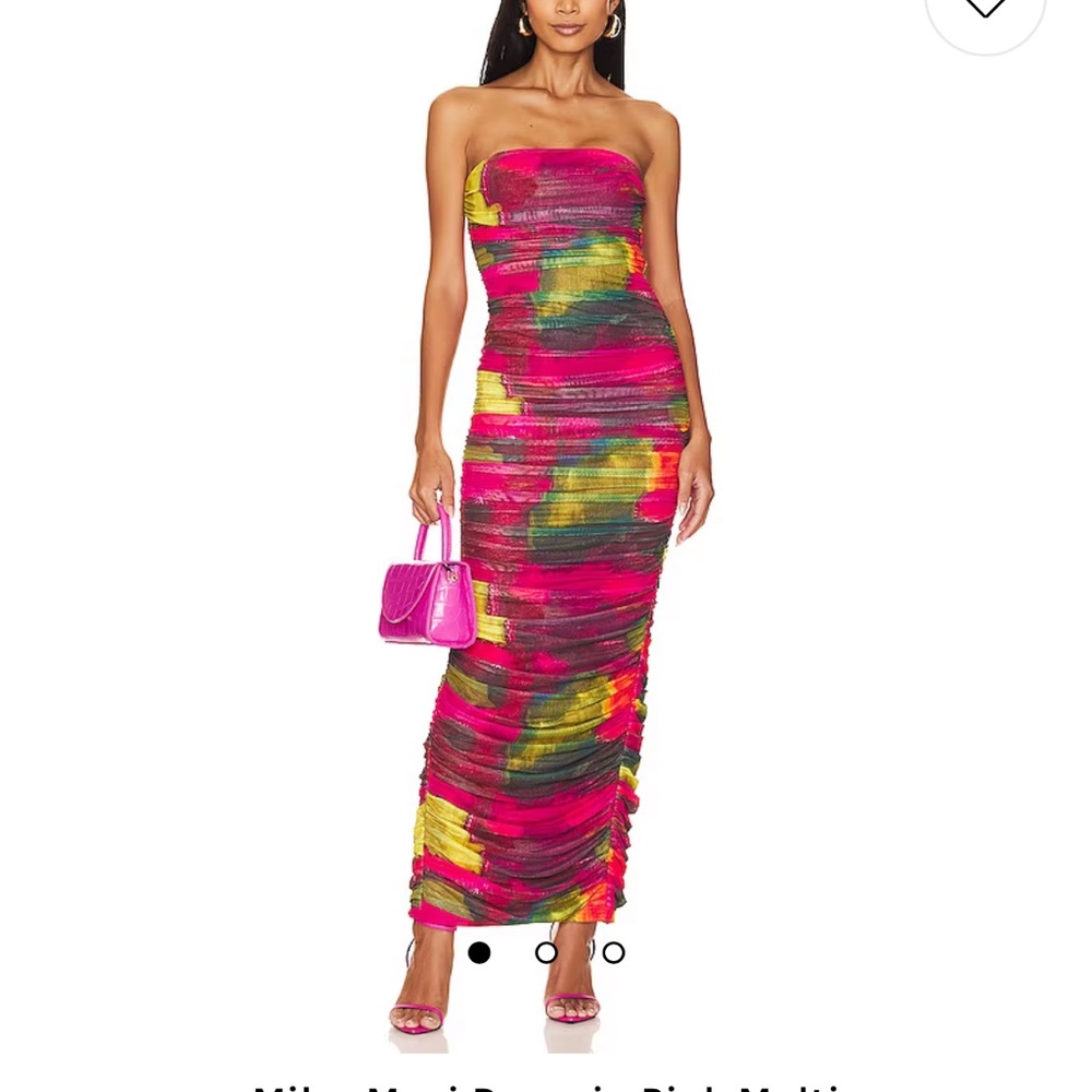 Revolve - Miley Maxi Dress in Pink Multi